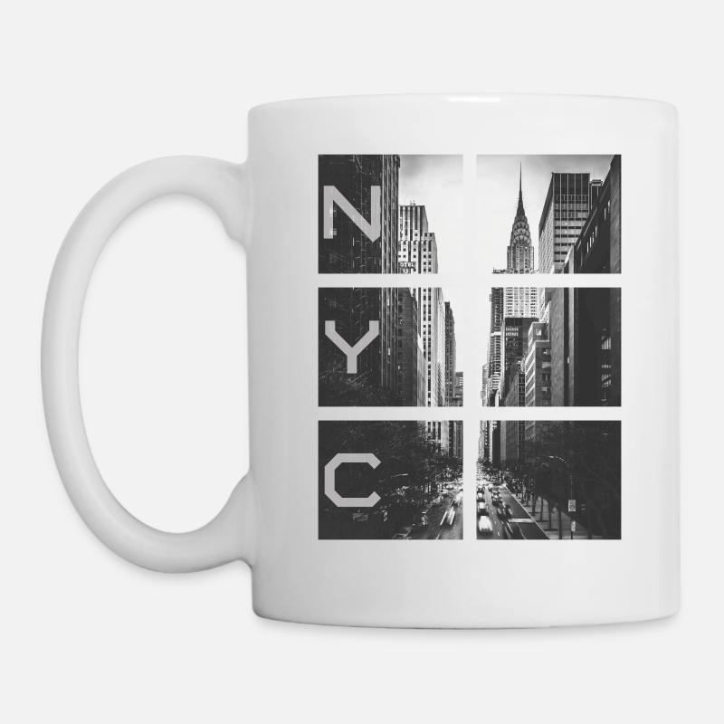 New York Squares - Mug - white