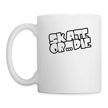 Skate or die - Skateboard - Mug blanc - blanc - Gauche