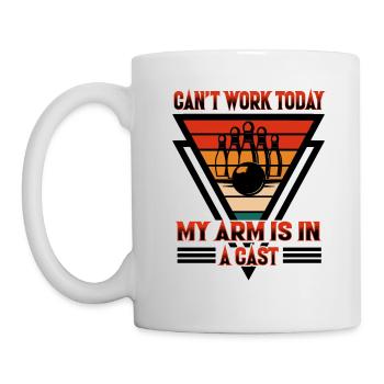Joueurs de bowling - Mug blanc - blanc - Gauche