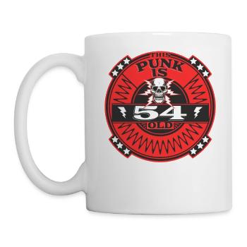 Punk 54 years birthday 54. - Mug - white - Left
