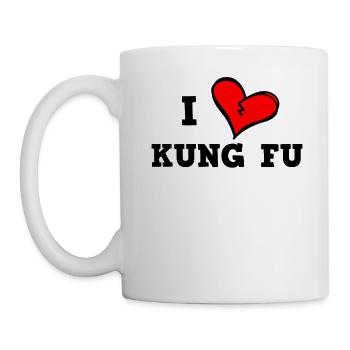 J’adore le Kung Fu - Mug blanc - blanc - Gauche