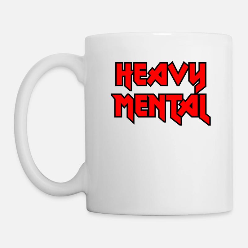 Heavy Metal - schwer psychisch - Kop/krus - hvid