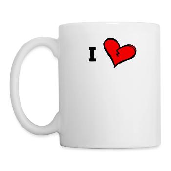 I love... insert your own text personalize - Mug - white - Left