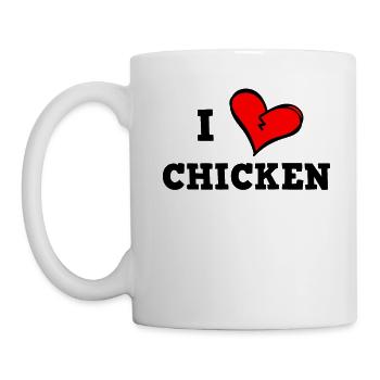 I like chicken - Mug - white - Left