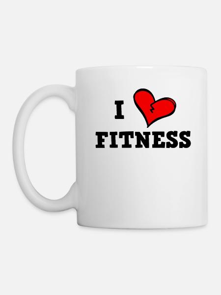J’adore le fitness - Mug blanc - blanc
