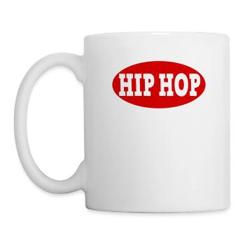 Begonnen im Park. Hip Hop - Tasse - Weiß - Links