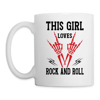 Rock and Roll Girl - Mug - white - Left