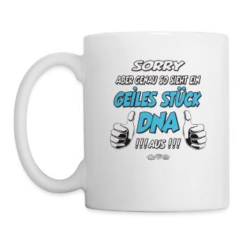so sieht ein geiles Stück DNA aus Geschenk - Tasse - Weiß - Links