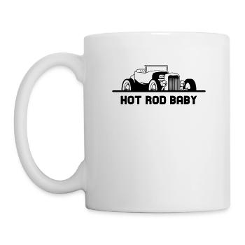 Hot Rod Bébé - Mug blanc - blanc - Gauche