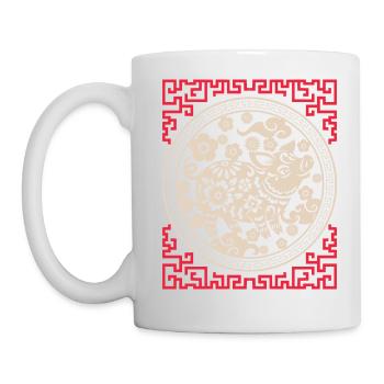 Horoscope chinois Chine Année du Cochon - Mug blanc - blanc - Gauche
