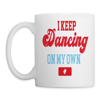 Continue à danser seul Philadelphie Philly drôle - Mug blanc - blanc - Gauche