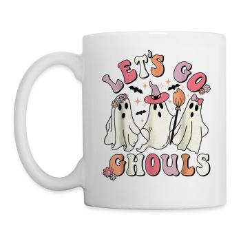 Let's Go Ghouls - Tasse - Weiß - Links