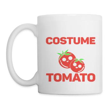 C’est mon costume humain Je suis vraiment une tomate - Mug blanc - blanc - Gauche