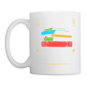 J’ai lu bien au-delà de mon amant de livre au coucher - Mug blanc - blanc - Gauche