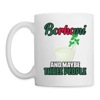 J’aime Borhani et peut-être trois personnes bangladaises - Mug blanc - blanc - Gauche