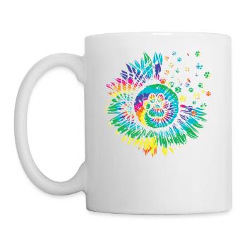Hippie Gift Dog Mom Women - Mug - white - Left