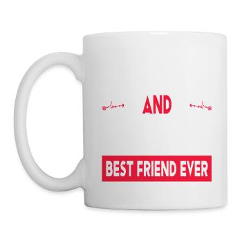 Mère Fille Meilleure Amie - Mug blanc - blanc - Gauche