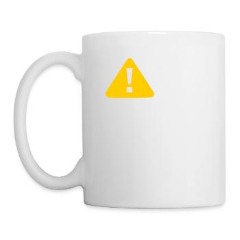 Computer and programmer geek. 404 Errors - Mug - white - Left
