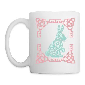 Year of the Hare, Chinese Horoscope China - Mug - white - Left