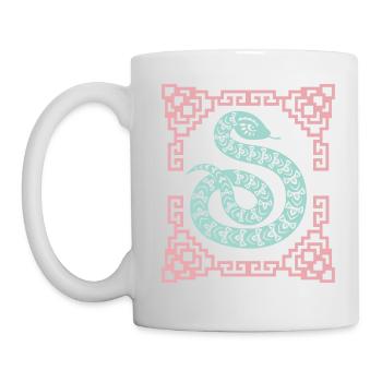 Year of the Serpent, Chinese Horoscope China - Mug - white - Left