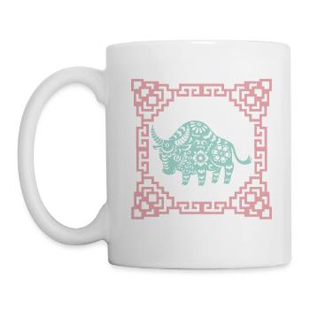 Year of the Ox, Chinese Horoscope China - Mug - white - Left