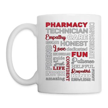 Technicien en pharmacie Tech Pharmacien Quota de pharmaciens - Mug blanc - blanc - Gauche