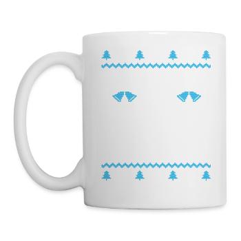 Dikh de Noël drôle - Mug blanc - blanc - Gauche