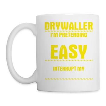 Drywaller Drywall Finisher Drywall Installer - Tasse - Weiß - Links