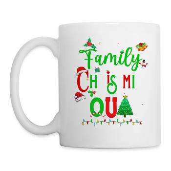Family Christmas Matching Team Santa Elf Squad - Tasse - Weiß - Links