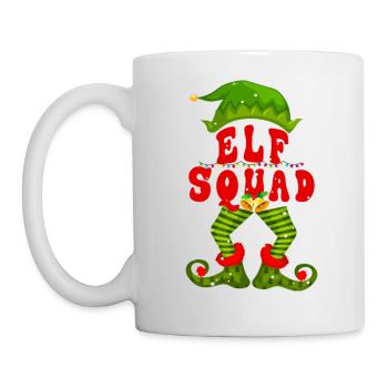 Elf Squad Cute Elf Christmas - Mug - white - Left
