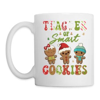 Teacher Smart Cookies Christmas - Mug - white - Left