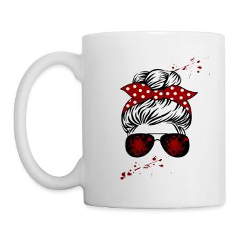 Cette fille est un détective - Mug blanc - blanc - Gauche