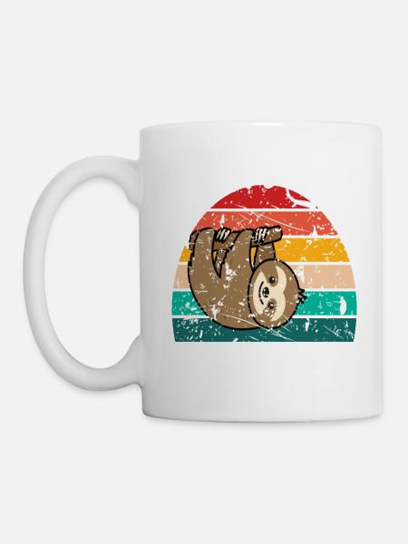 Don't Hurry Be Happy - Tasse - Weiß