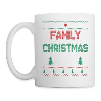 Family Christmas 2022 Xmas Squad Santa Elf - Mug - white - Left