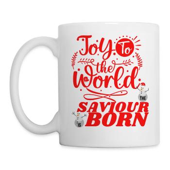 Joyeux Noël et Bonne Année - Mug blanc - blanc - Gauche