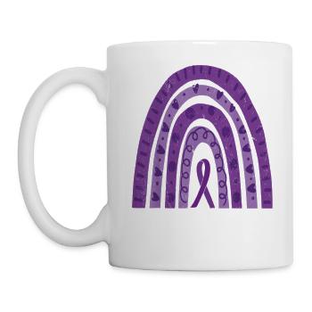 Epilepsy Awareness Ribbon - Mug - white - Left