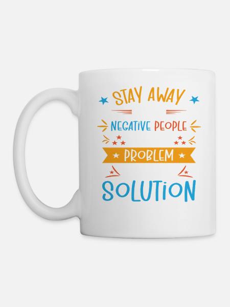 Solution Critical Thinkers Positive Motivation - Tasse - Weiß