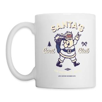 Christmas Santa's Coal Club - Mug - white - Left