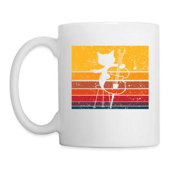 C’est ce que je fais Je joue du violoncelle et je sais des choses - Mug blanc - blanc - Gauche