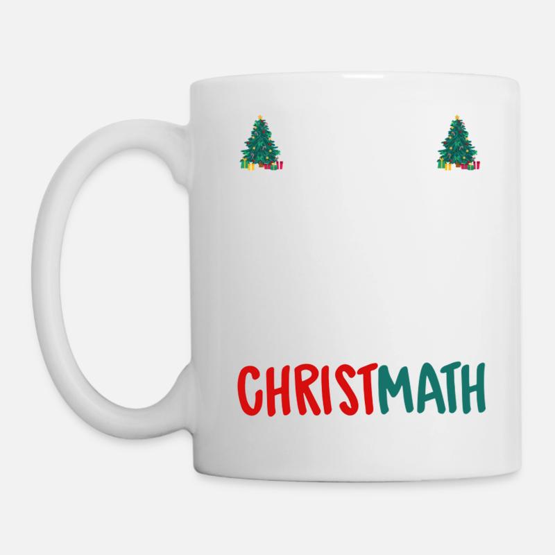 Professeur de maths Noël Joyeux Noël Pyjama - Mug blanc - blanc