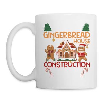 Official Gingerbread House Construction Crew - Mug - white - Left