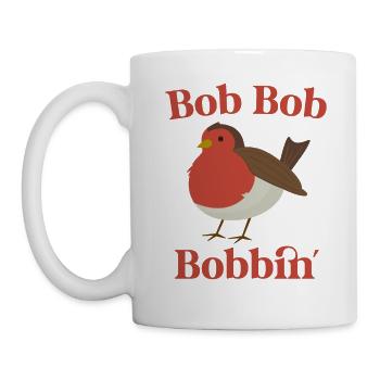 Bob Bob Bobbin, Robin - Mug - white - Left