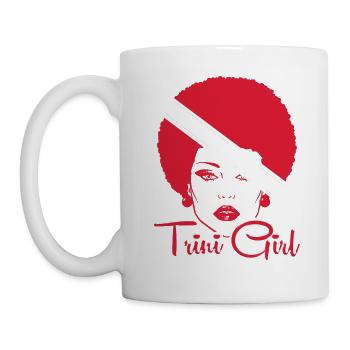 Trinidad and Tobago Girl - Mug - white - Left