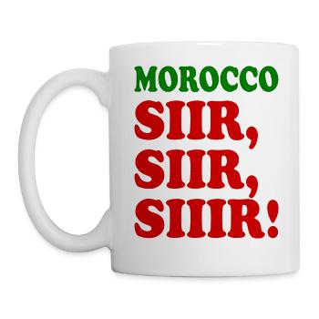 Marokko - Tasse - Weiß - Links