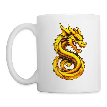 Asie Japon Chine Dragon - Mug blanc - blanc - Gauche