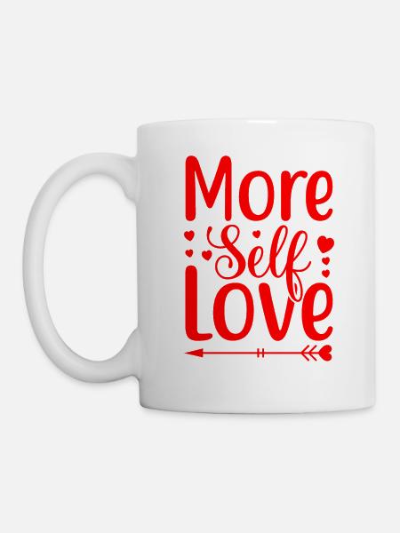 More Self Love - Kop/krus - hvid