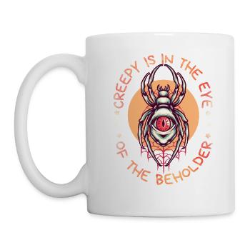 Spider, tarantula spider funny saying Halloween - Mug - white - Left