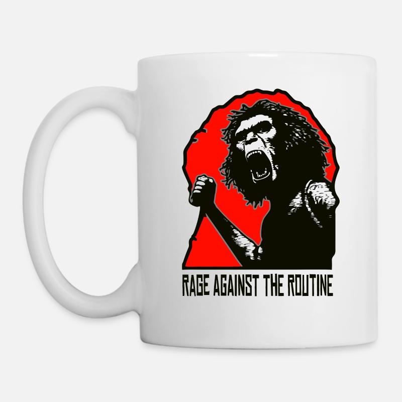 Homo erectus - Anger against routine - Mug - white