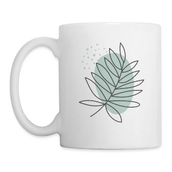 Hand Drawn Flower 8 - Mug - white - Left