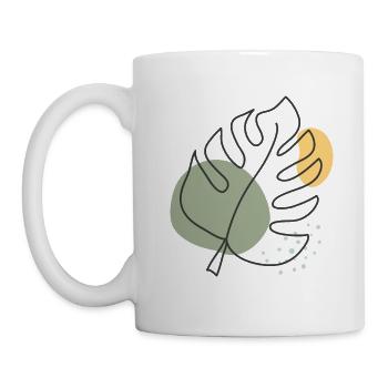 Hand Drawn Flower 9 - Mug - white - Left